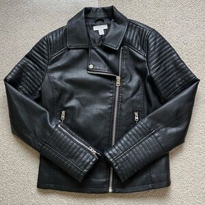 Topshop Faux Leather Jacket size 4